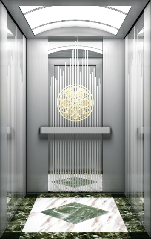 ARD LCD Automatic Passenger Elevator Hairline Fuji Passenger Elevator